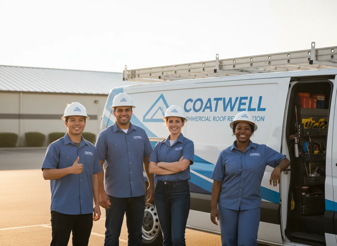 Commercial roof coating company in Goodwater, AL